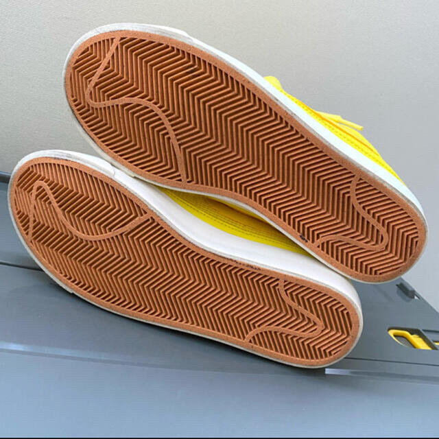 NIKE - NIKE ハイカット スニーカー イエロー 24㌢の通販 by NIKE - NIKE ハイカット スニーカー イエロー 24㌢の通販 by