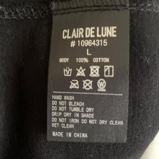 CLAIR DE LUNE黒Tシャツ 3