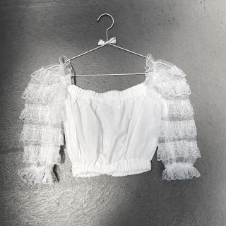 エディットフォールル(EDIT.FOR LULU)のfrill bustier.(シャツ/ブラウス(半袖/袖なし))