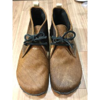 パラブーツ(Paraboot)のチャッカブーツ ショートブーツ ブラウン ハラコ 26.0(ブーツ)