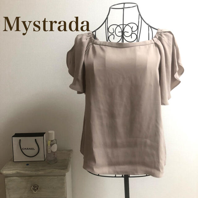 Mystrada(マイストラーダ)のMystrada★マイストラーダ★袖フレアブラウス レディースのトップス(シャツ/ブラウス(半袖/袖なし))の商品写真