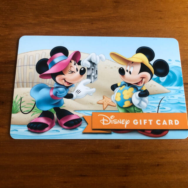 ディズニー　ギフトカード チケットの施設利用券(遊園地/テーマパーク)の商品写真