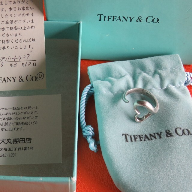 Tiffany & Co. - 【正規品】TIFFANY&CO. ティファニー オープンハート リング 指輪の通販 by かぴぃ's shop