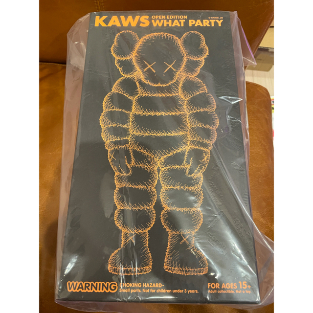 MEDICOM TOY(メディコムトイ)の新品　KAWS WHAT PARTY orange カウズ supreme  ハンドメイドのおもちゃ(フィギュア)の商品写真