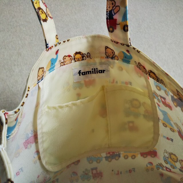 familiar(ファミリア)のファミリア・ビニールトートバッグ レディースのバッグ(トートバッグ)の商品写真