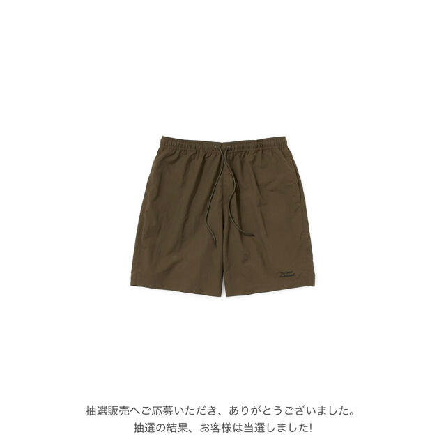 ennoy NYLONSHORTS L/ブラウンエンノイナイロンショーツメンズ