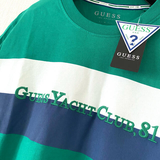 GUESS(ゲス)の新品 GUESS ゲス 配色tee メンズのトップス(Tシャツ/カットソー(半袖/袖なし))の商品写真