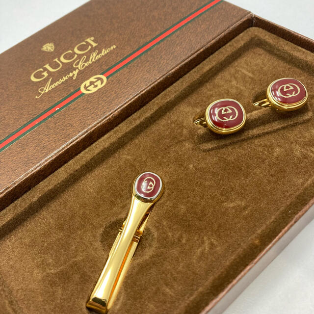 Gucci - 未使用品 GUCCI オールドグッチ カフス ネクタイピン タイバー ...