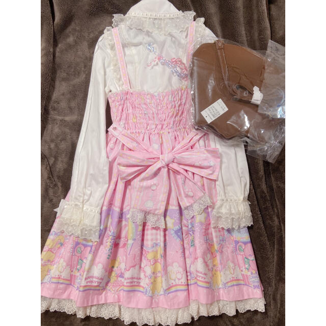 Angelic Pretty - Cotton Candy Shop JSK 3点セットの通販 by 向日葵's ...