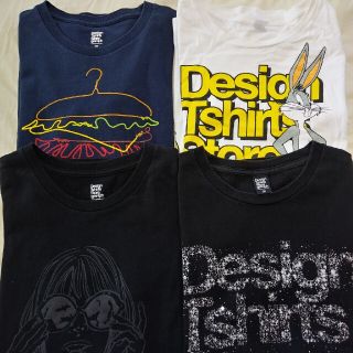 グラニフ(Design Tshirts Store graniph)の【中古品】 グラニフ Tシャツ　SSサイズ 4枚セット(Tシャツ(半袖/袖なし))