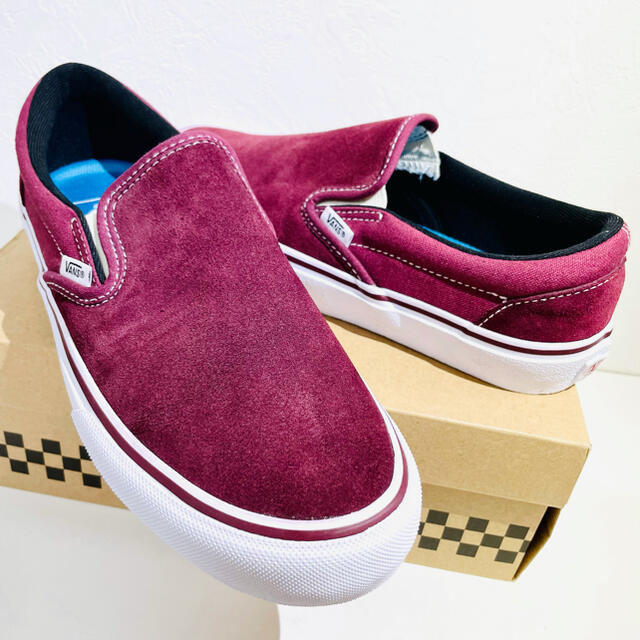 VANS/バンズ★SLIP-ON/スリッポン★バーガンディ★新品箱付★26.5 1