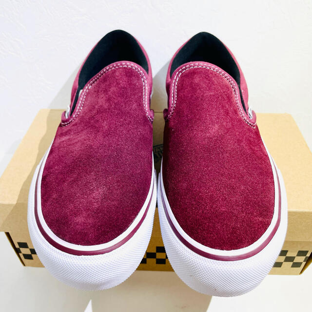 VANS/バンズ★SLIP-ON/スリッポン★バーガンディ★新品箱付★26.5 4