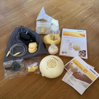 メデラ 電動搾乳器 medela Swing さく乳器 母乳フリーザパック付き(その他)