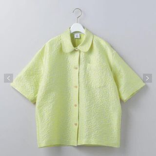 ビューティアンドユースユナイテッドアローズ(BEAUTY&YOUTH UNITED ARROWS)のroku  KOBANA JACQUARD SHIRT 最終値下げ(シャツ/ブラウス(半袖/袖なし))