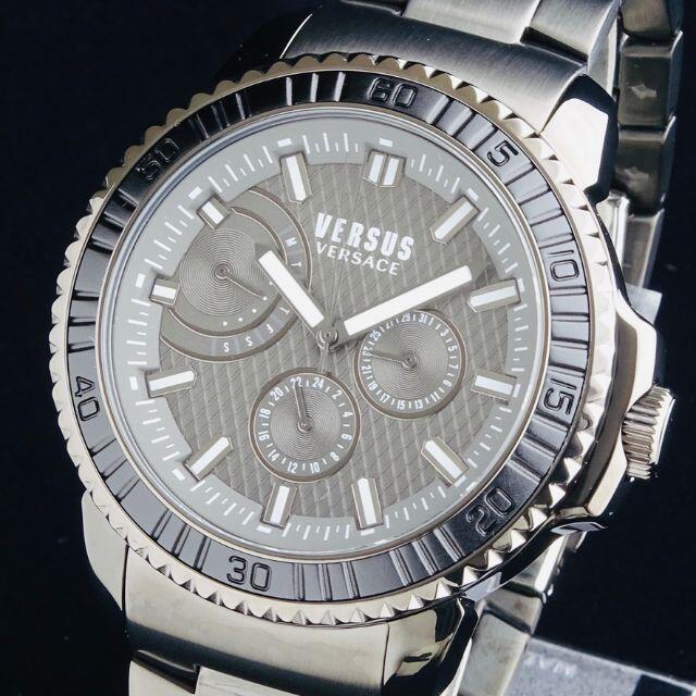【新品即納】ヴェルサス ヴェルサーチ 高級 メンズ腕時計 クロノグラフ 45mm