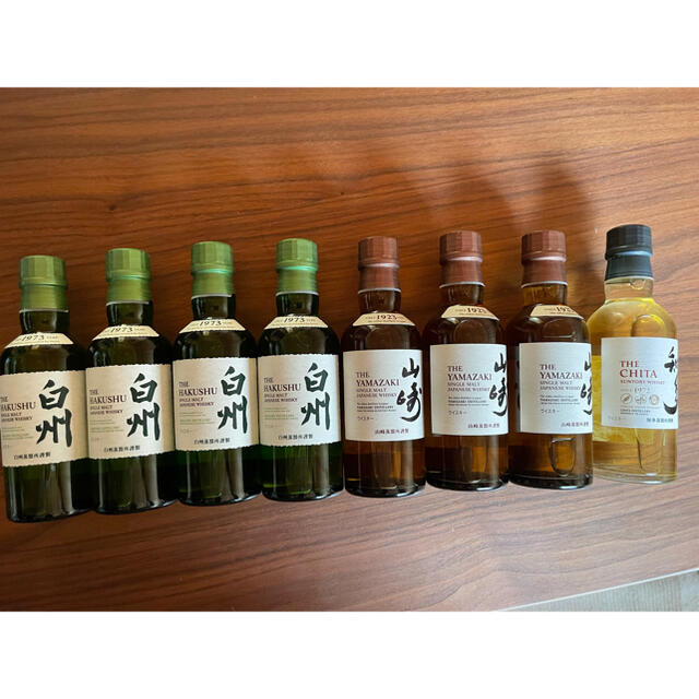 山崎 180ml 3本 白州 180ml 4本 知多 180ml 1本 【 新品 】 www.gold