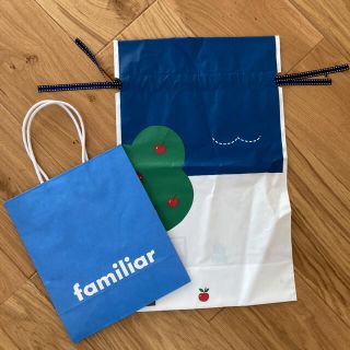 ファミリア(familiar)のファミリアショップ袋　プレゼント袋(ショップ袋)