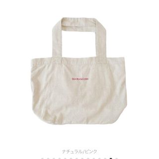 シールームリン(SeaRoomlynn)のCOTTON/L 2way BIG BAG ナチュラルピンク(トートバッグ)