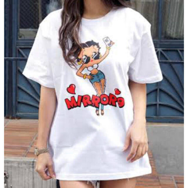 GYDA(ジェイダ)の✩ mirror9 ✩ betty boop コラボTシャツ レディースのトップス(Tシャツ(半袖/袖なし))の商品写真