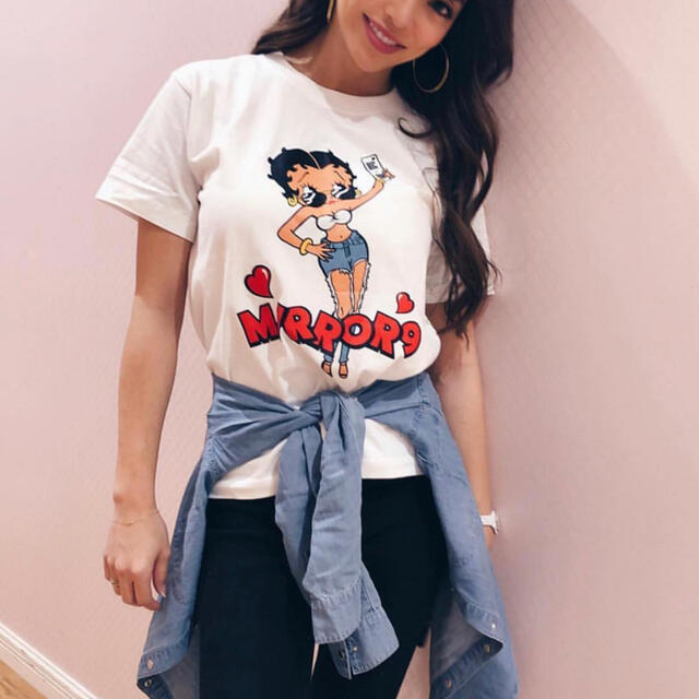 GYDA(ジェイダ)の✩ mirror9 ✩ betty boop コラボTシャツ レディースのトップス(Tシャツ(半袖/袖なし))の商品写真