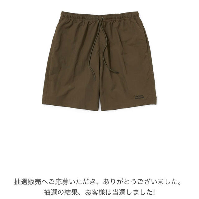 早い者勝ち】ennoy スタイリスト私物 NylonShorts オリーブ M 贅沢屋の