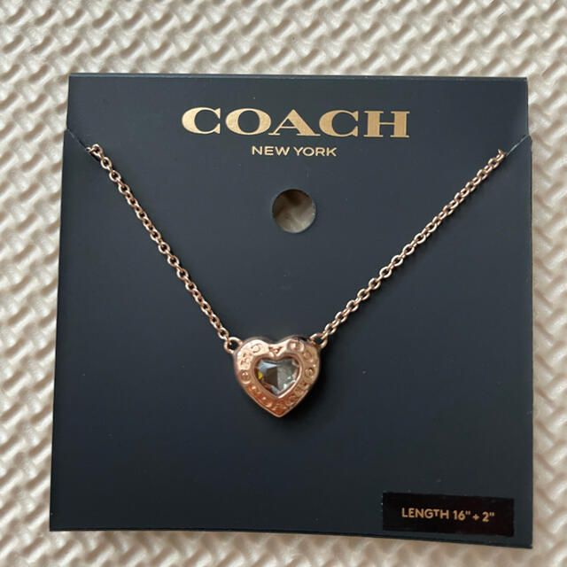 COACH(コーチ)のお値下げ❤️新品未使用❤️COACH ハート ネックレス レディースのアクセサリー(ネックレス)の商品写真