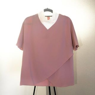 カルヴェン(CARVEN)のCARVEN カルヴェン　レイヤードカットソー　ハイネック(カットソー(半袖/袖なし))