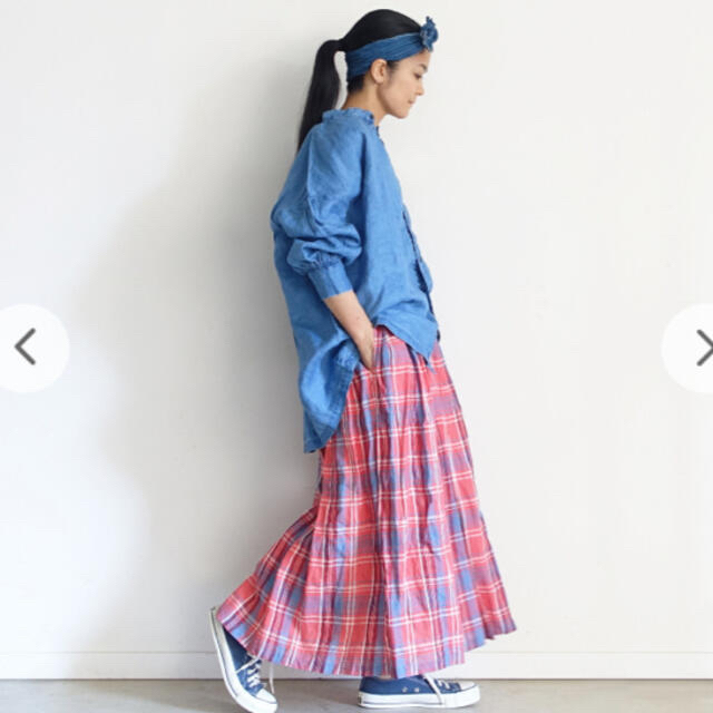 イチ アンティークス リネン ロングスカート-connectedremag.com