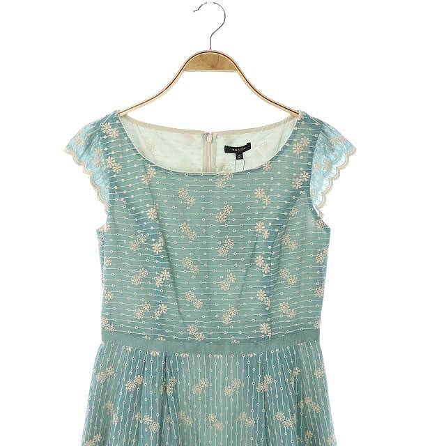 得価即納 TOCCA - トッカ TOCCA フリル ワンピース フレンチスリーブ 2 ミントグリーンの通販 by ベクトル ラクマ店|トッカならラクマ 人気超歓迎