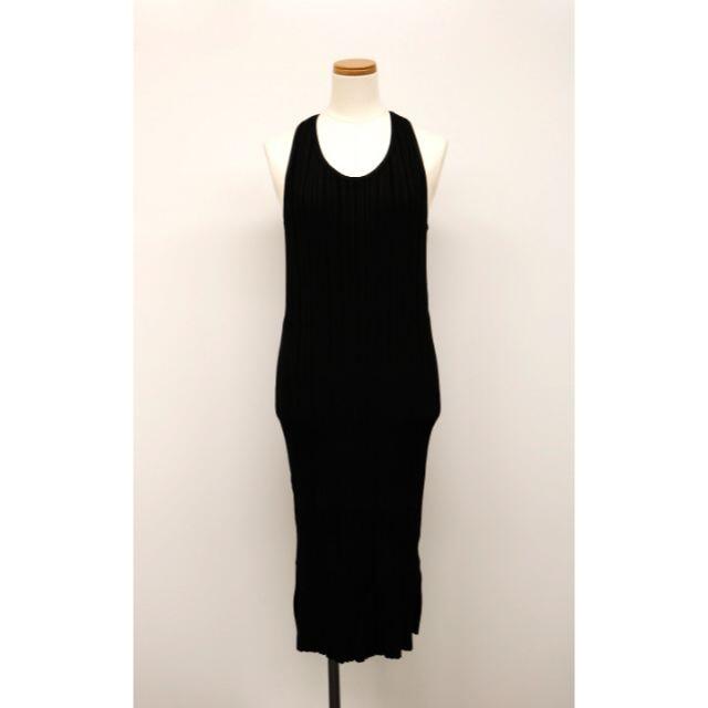 ACNE(アクネ)のACNE STUDIOS (アクネ) Tank Midi Dress Black レディースのワンピース(ひざ丈ワンピース)の商品写真