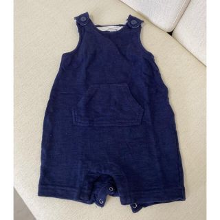 ベビーギャップ(babyGAP)の美品❤️ロンパース  60cm  ネイビー  男の子 袖なし BABYGAP(ロンパース)