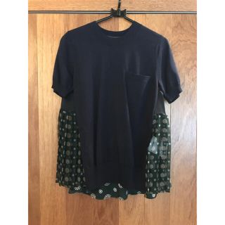 サカイ(sacai)のsacai Komon Print Knit Pullover(カットソー(半袖/袖なし))