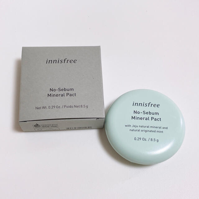 Innisfree(イニスフリー)の新品＊イニスフリー innisfree ノーセバム ミネラル パクト 8.5g コスメ/美容のベースメイク/化粧品(フェイスパウダー)の商品写真