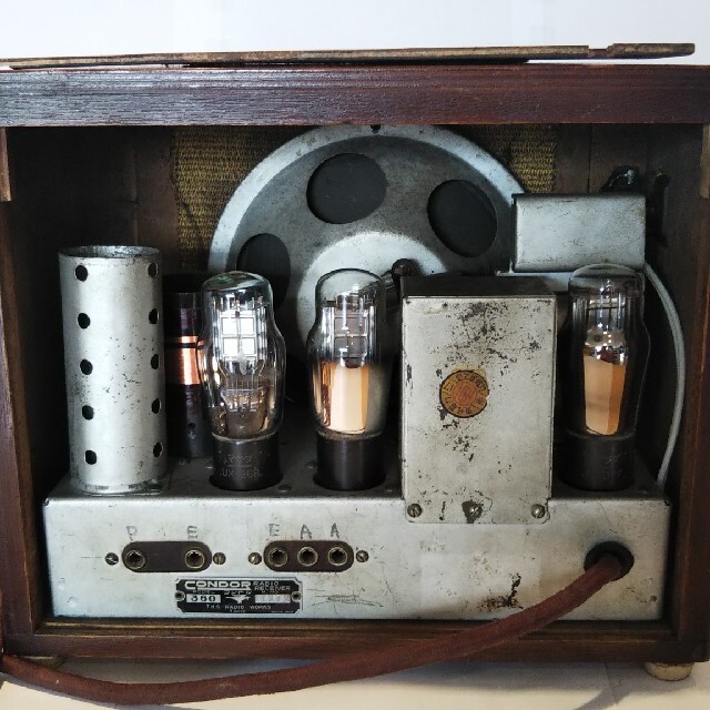 コンドル（THS坂本製作所）360、真空管ラジオ（1930年代製品）、要整備品 4