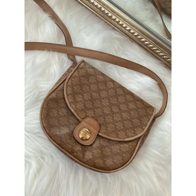 CELINE - CELINE セリーヌ　マカダム　ミニショルダーバッグ