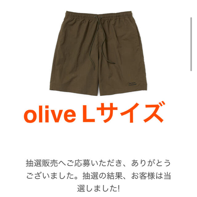 石川県 【新品最安値】ENNOY 21ss Nylon Shorts （Olive） | www