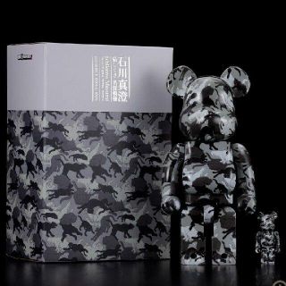 BE@RBRICK 石川真澄「猫しぐさ 名採模様」 100% ＆ 400% 限定(その他)