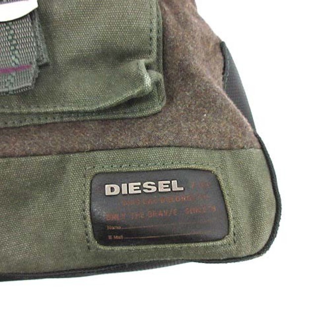 DIESEL(ディーゼル)のディーゼル ボストンバッグ ハンドバッグ ショルダーバッグ 2WAY カーキ メンズのバッグ(ボストンバッグ)の商品写真