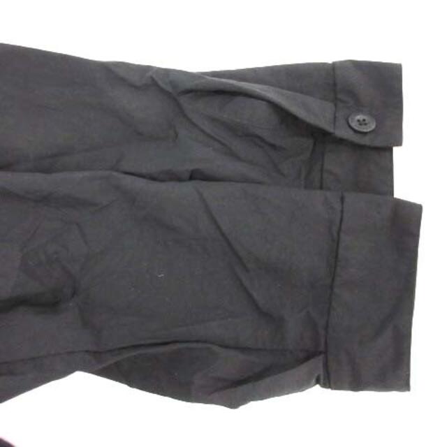 テアトラ CARTRIDGE SHIRT P packable シャツ M 黒 日本最大のブランド