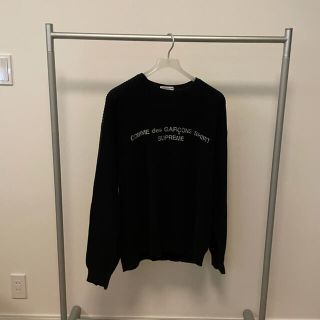 シュプリーム(Supreme)のsupreme CDG shirt sweater black XL (ニット/セーター)