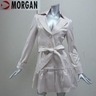 モルガン(MORGAN)の新品Ｓ・2way フェミニンコート・MORGAN・薄ピンク・定価3.2万(スプリングコート)