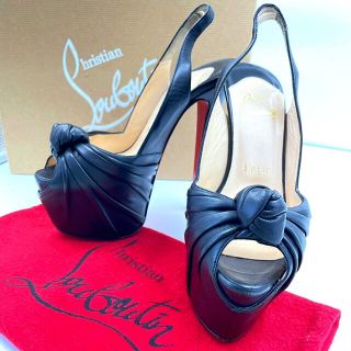 クリスチャンルブタン(Christian Louboutin)の【美品】クリスチャン ルブタン プラットフォーム ハイヒール パンプス 厚底(ハイヒール/パンプス)