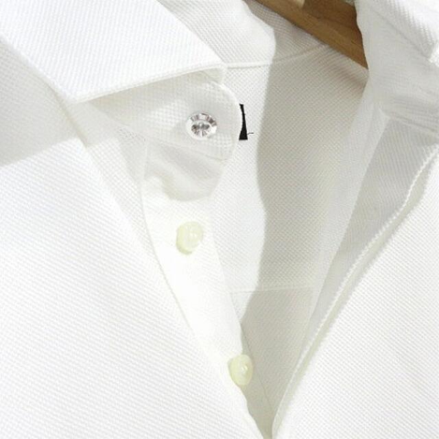 junhashimoto(ジュンハシモト)のジュンハシモト junhashimoto タグ付き ポロシャツ 半袖 白 2 メンズのトップス(ポロシャツ)の商品写真