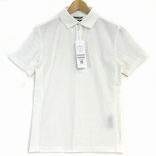 ジュンハシモト(junhashimoto)のジュンハシモト junhashimoto タグ付き ポロシャツ 半袖 白 2(ポロシャツ)