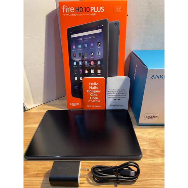 other(アザー)の★新品同様★Fire HD 10 Plus 64GB＋純正アクセサリフルセット スマホ/家電/カメラのPC/タブレット(タブレット)の商品写真