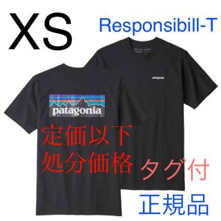 パタゴニア(patagonia)の最新2021 パタゴニア Tシャツ 人気XSサイズ 新品未使用品 Black(Tシャツ/カットソー(半袖/袖なし))