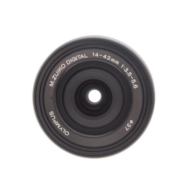 Olympus M.Zuiko Digital ED 14-42mm F3.5-5.6 EZ Lens, for Micro Four Thirds Camera (Black)