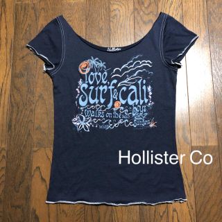 ホリスター(Hollister)の■Hollister ホリスター■ Tシャツ ネイビー 紺 サーフィン ヤシの木(Tシャツ(半袖/袖なし))