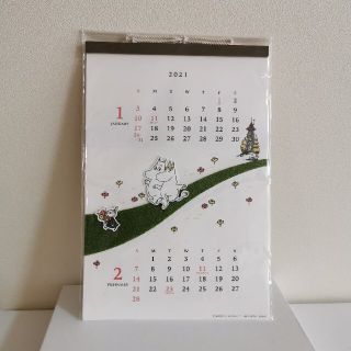 MOOMIN　ムーミン　カレンダー　未使用　未開封　ミイ　2021(カレンダー/スケジュール)