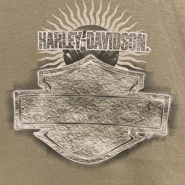 Harley Davidson(ハーレーダビッドソン)の90s 古着 ハーレーダビッドソン  USA製 バックプリント ビッグプリント メンズのトップス(Tシャツ/カットソー(半袖/袖なし))の商品写真